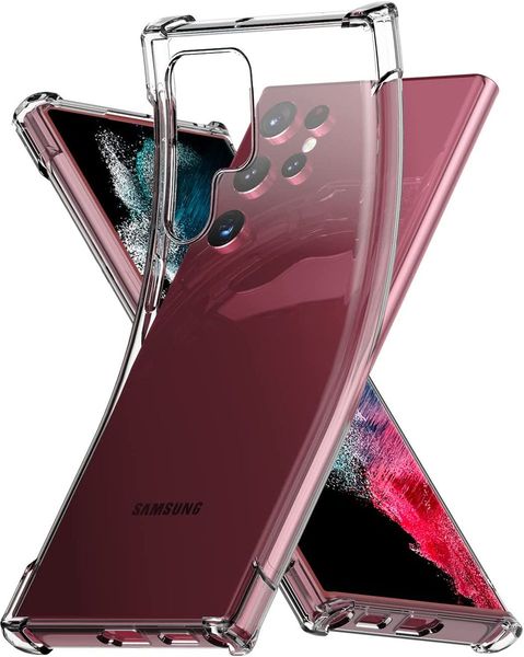 Anti Brust Shockproof Clear Cover For S22 Ultra 5G - Airbag Corner