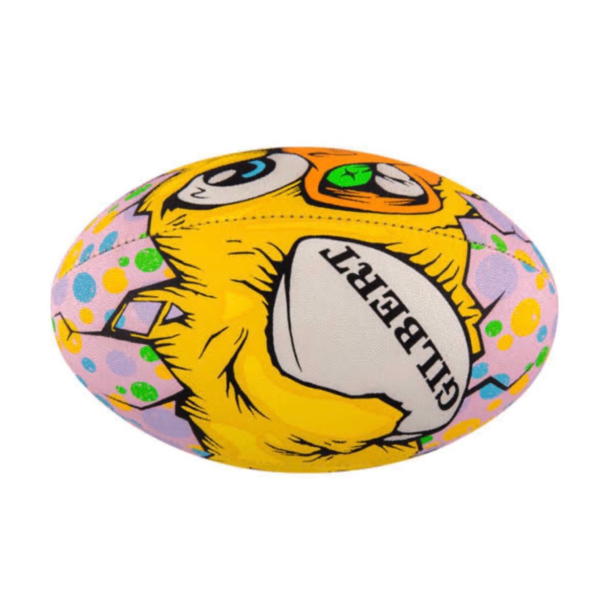 Gilbert Rugby Ball Supporter Ball Randoms - Angry Chick Size 5