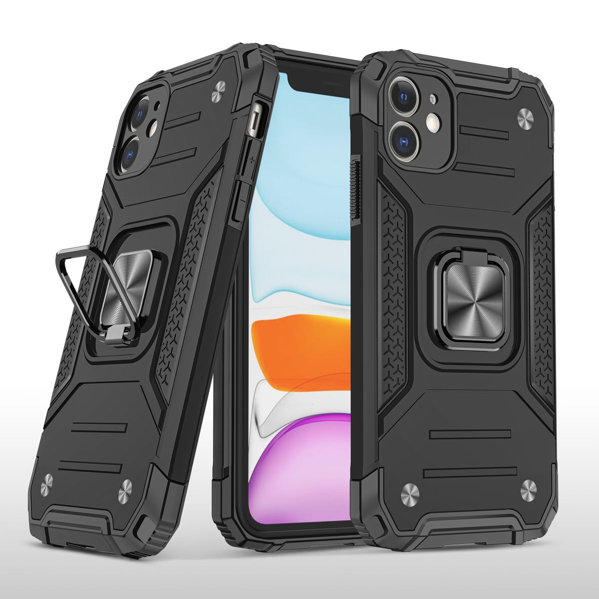 CellTime iPhone 11 Shockproof Kemeng Armor Kickstand Cover | Shop Today ...