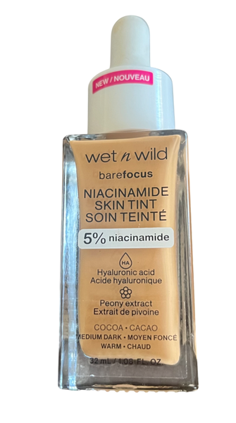 Wet n Wild Bare Focus Niacinamide Skin Tint Cocoa