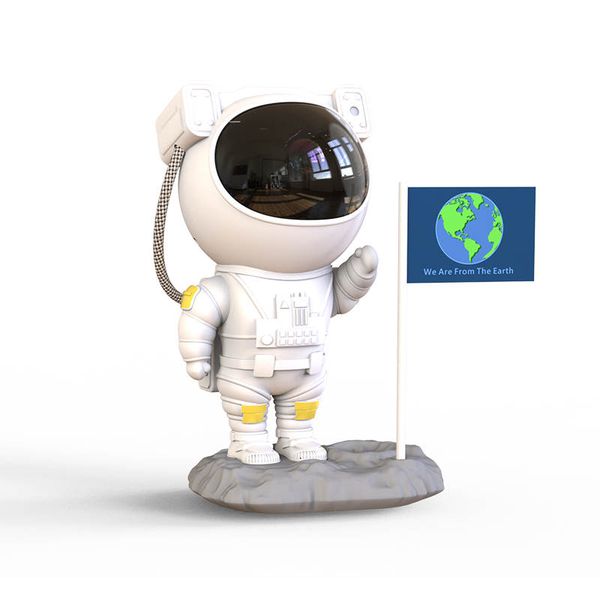 Astronaut Nightlight - Moon base , Flag, Bluetooth Speaker &amp; Remote.