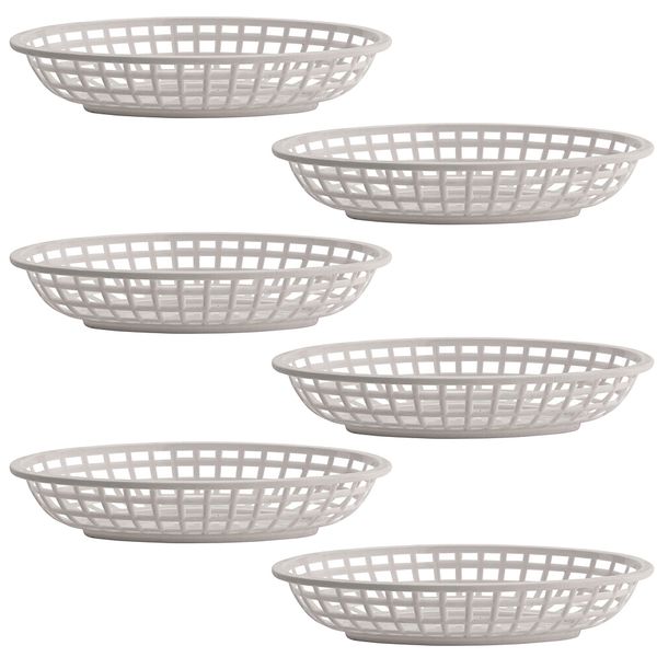 Home Kitchen Retro Food Serving Basket Set of 6 - 23cm