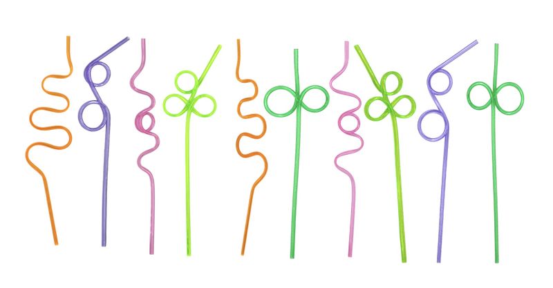 Sip in Style: The Party Straw Sensation! Reusable Plastic Design Straws