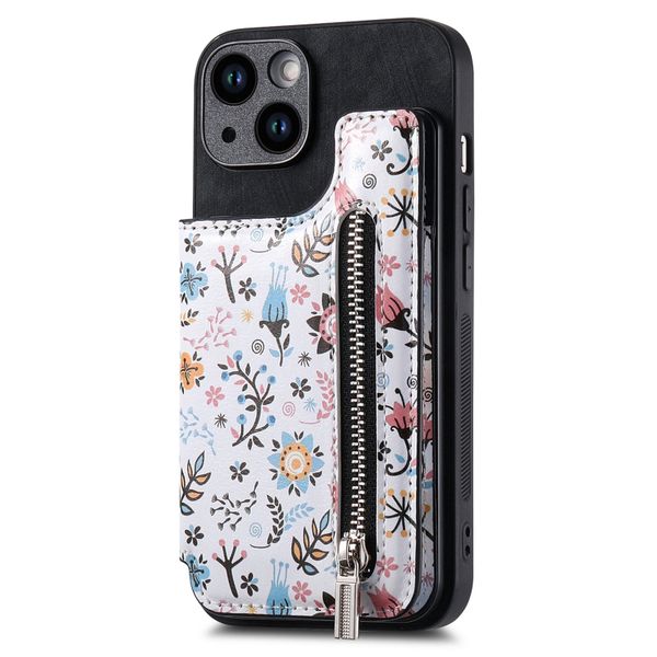 Painted Flip RFID Anti-Theft Phone Case Compatible with Redmi Note13 Pro 4G