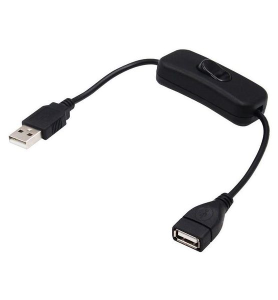 USB Male to Female Extension Cord with 303 Rocker Switch