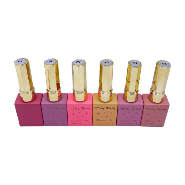 Wendy Beauty UV/LED Gel Nail Polish 6Colour Kit # 7-12