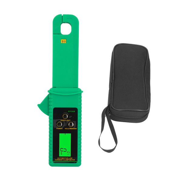 Car AC DC Leakage Current Clamp Meter 0mA 60A Portable Low Current Tester Auto