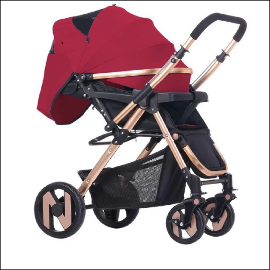 Yibaolai Baby Stroller Pram Maroon Buy Online in South Africa