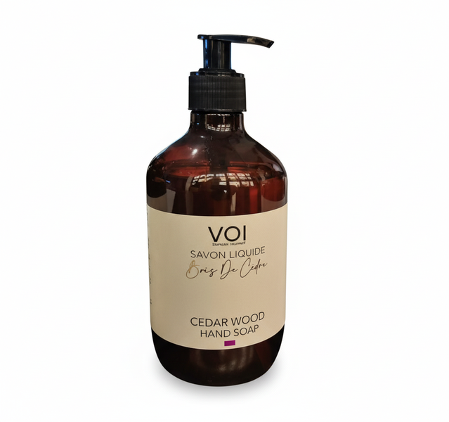 Voi Cedar Wood Liquid Hand Soap 500ml - Gentle Skin Cleansing