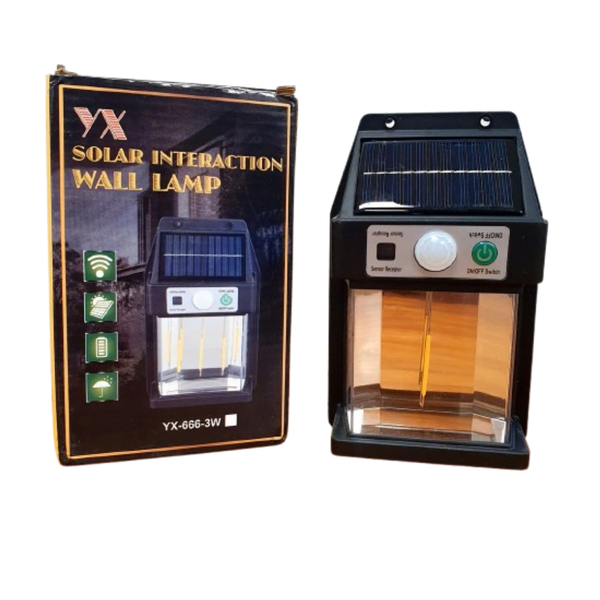 Dansup Solar LED Motion Sensor Wall Light - Outdoor Security Lamp dansup