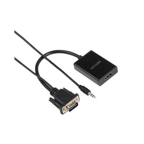 VGA to HDMI Adapter 1080P VGA Male to HDMI Female Converter Cable With
