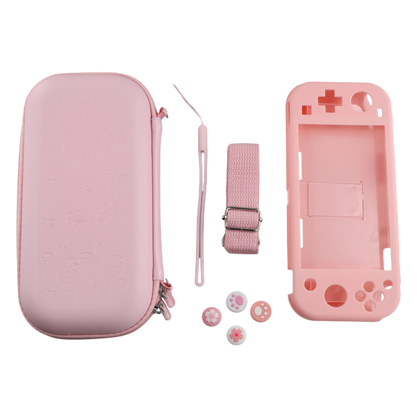 Pink Carrying Case Compatible with Nintendo Switch Lite