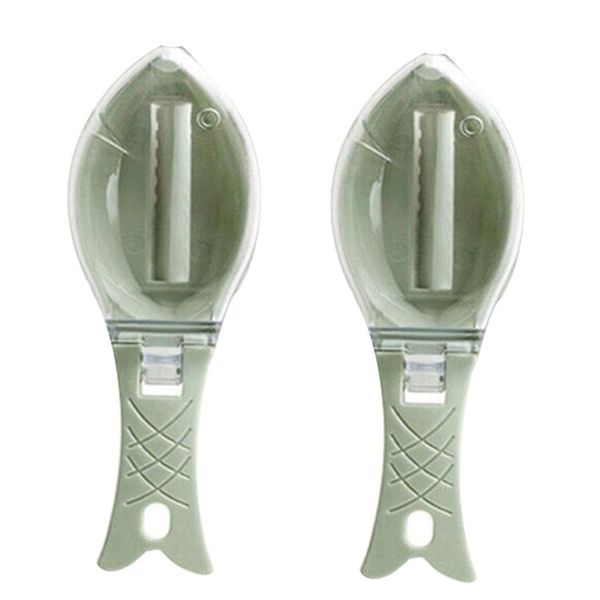 Yax Fish Scale Remover Pack Of 2-green