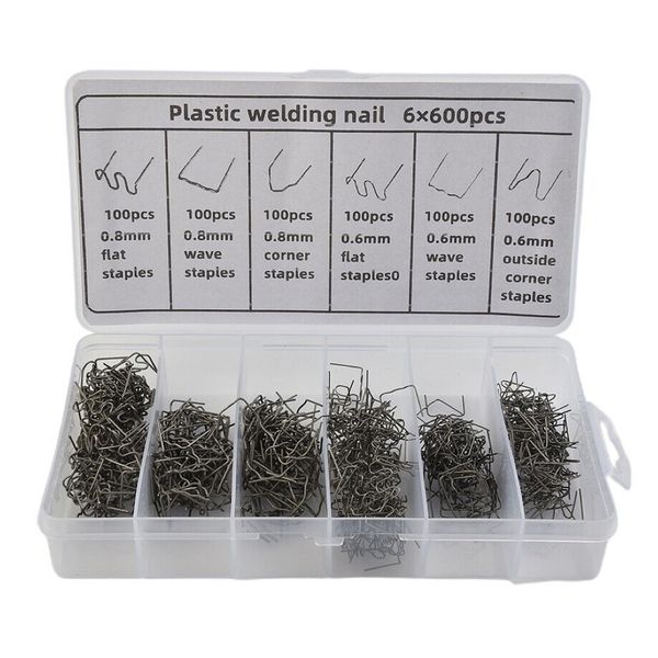 600 Pieces Hot Stapler Staples for Plastic Welder Automotive Repair Machine