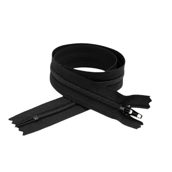 YKK Coil Closed End Zip - 10 Pack Black