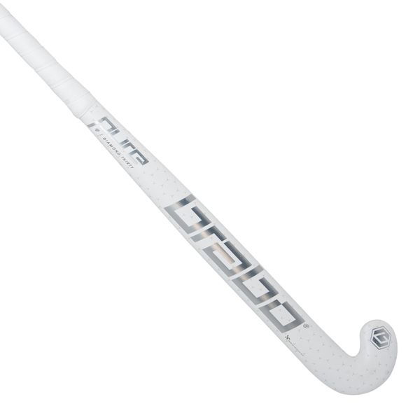 Brabo IT Pure Diamond 20 White/Silver Classic Curve Indoor Hockey Stick