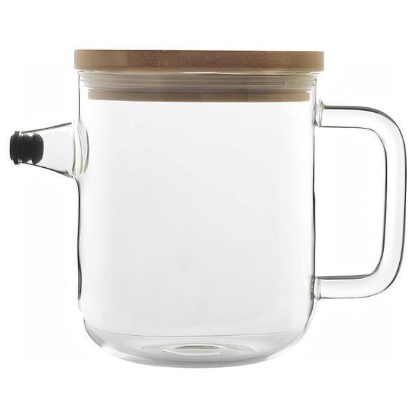 Luigi Bormioli Teapot With Anti-Drip System Bamboo Lid - 1 Litre