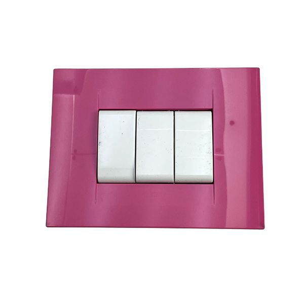 ACDC - Gewiss Sapphire Pink Chorus Geo 3 Lever 1P 16A Switch