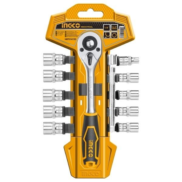 Ingco - 1/4" Socket Set - 12 Pieces