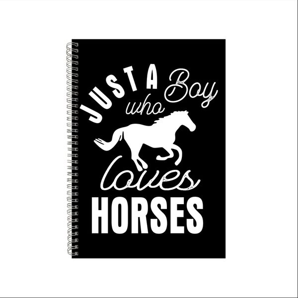 Horses Notebook Equestarian Gift Idea A4 Notepad Pad 40