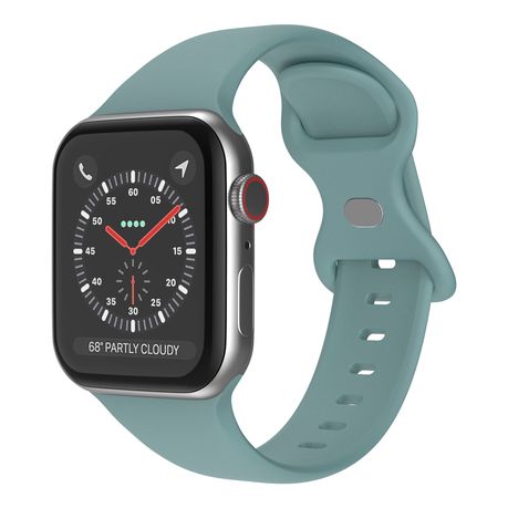 Butterfly Buckle Silicone Watchband for Apple Watch-38/40/41mm-Teal, Shop  Today. Get it Tomorrow!