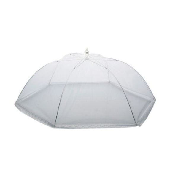 Food Cover - Hexagonal 70cm - White - 2 Pack
