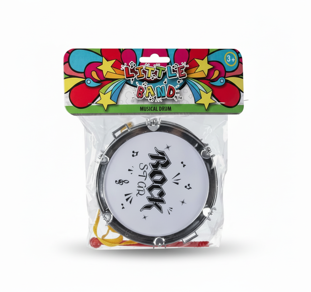 Bum Bum Band 15 cm Musical Drum for Kids - Lightweight Percussion Toy