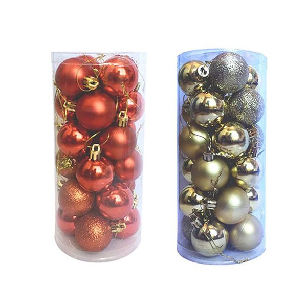 Christmas Tree Decorations Balls | Red &amp; Gold