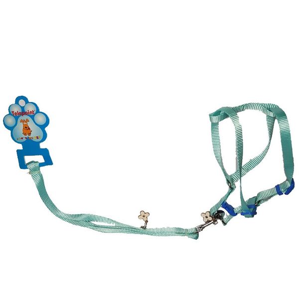 Blue Small Charms Adjustable Pet Leash With Harness 147cm - TP18071009