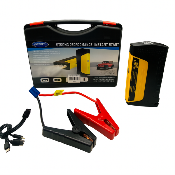 12V Emergency Car Jump Starter - Multifunctional Battery Booster