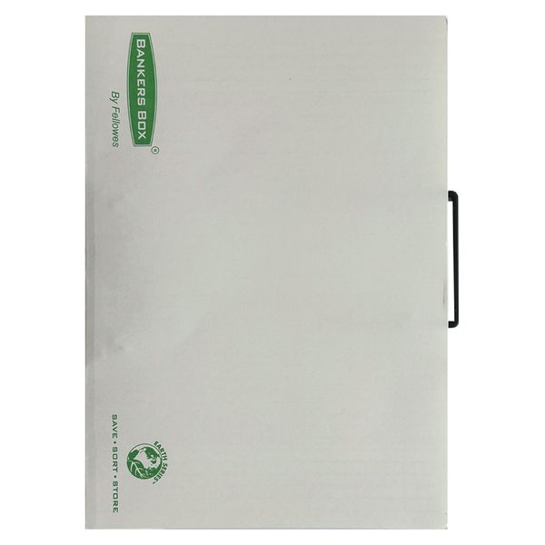 Bankers Box Middleweight file with flaps and clip, Pack of 25