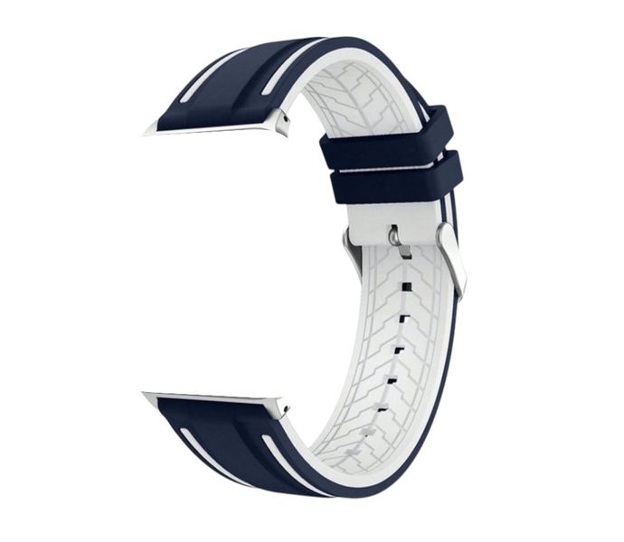 Dual Color Silicone Watch Strap Compatible With Apple Watch -38mm - 41mm