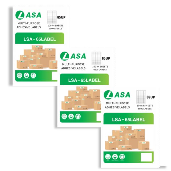 65 UP Label A4 Adhesive