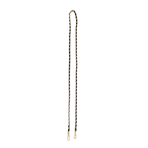 Chain Purse Cross-body Handbag AccessoriesLight gold + black 120cm