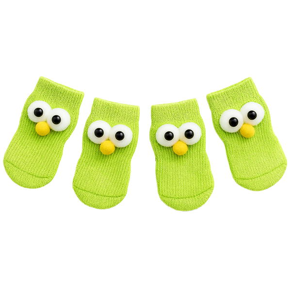 Cute Big-Eyed All-Season Dog Socks - M Size