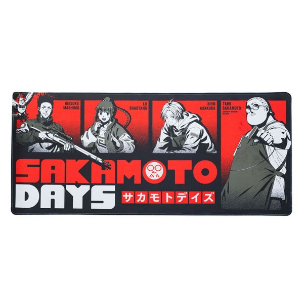 Sakamoto Days - Gaming Desk Mat X-Large Anti-Slip Mouse Pad (80cm x 34.5cm)
