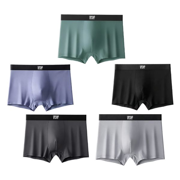 VSP Men's Breathable Boxer Briefs 5 Pack - Comfort Stretch Underwear