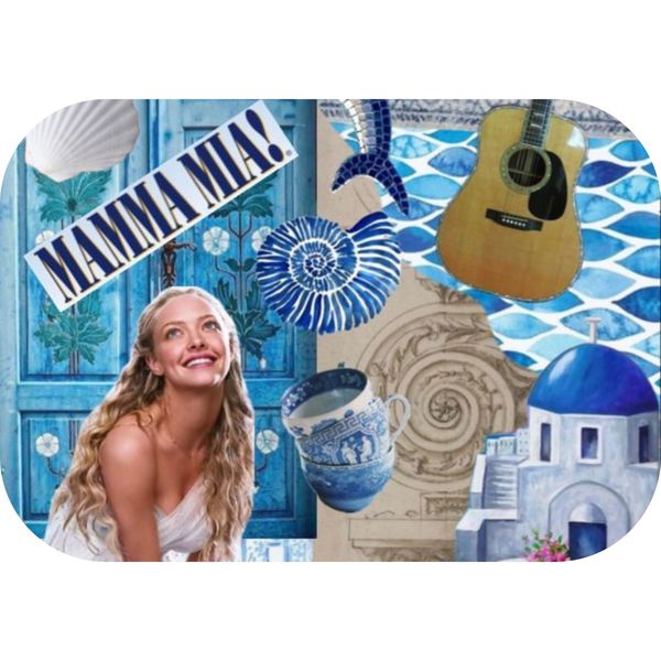 Mamma Mia Blue Printed Mouse Pad