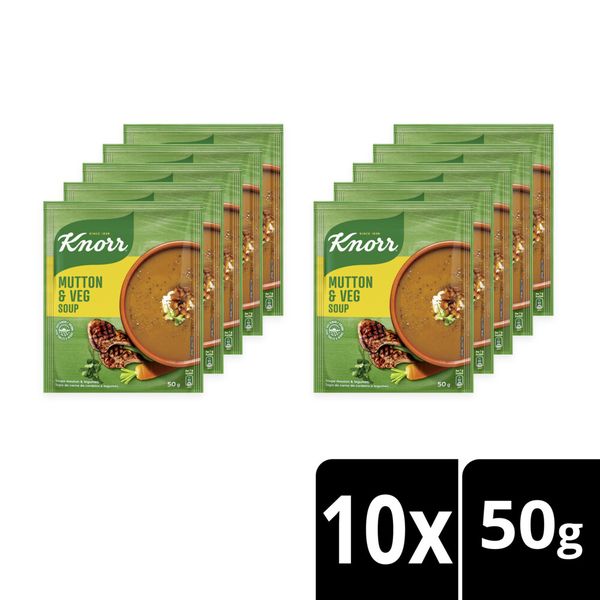 Knorr Mutton and Vegetable Thickening Soup 10x50g