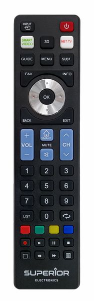 Superior Universal Replacement TV Remote Control