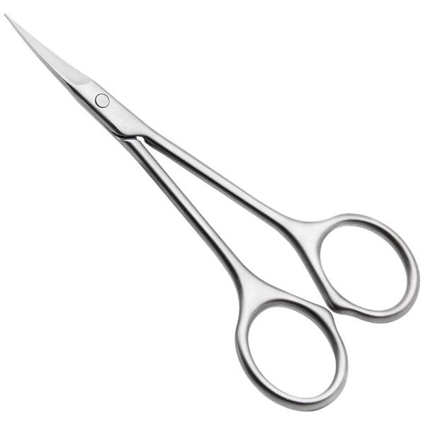 Multi-Purpose Cuticle Scissors With Curved Blade Precision - Silver