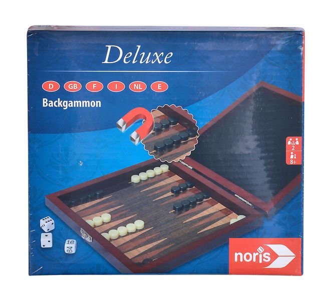 Noris Games Deluxe Travel Backgammon
