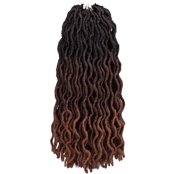 Angel Beauty 22IN Pre-looped Crochet Gypsy Locs Ombre #1B/4/30 Pack of 3
