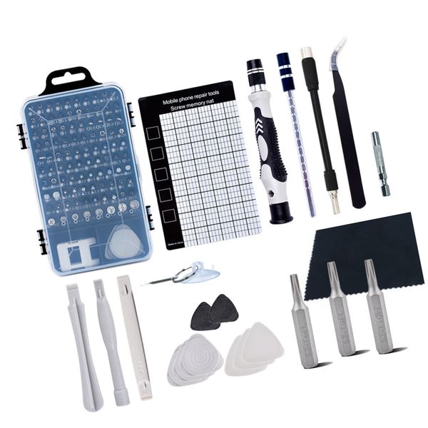 Screwdriver Set for Phone Repair, 123-in-1 with 4mm Bits for Disassembly