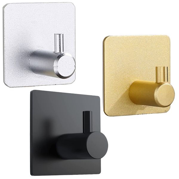 Home Multifunctional Wall Mounted Storage Hooks Set Of 3 (4.4x4.5x2.6cm)