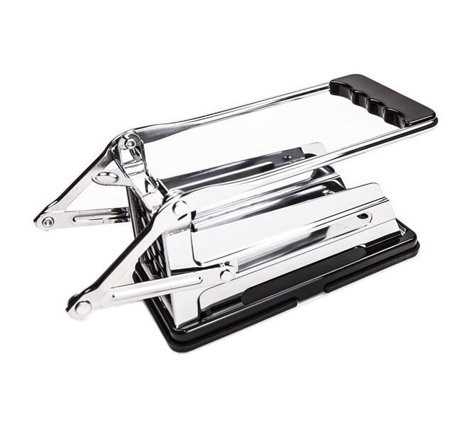 Upstairs Homeware Stainless Steel Potato Chipper with Suction Base
