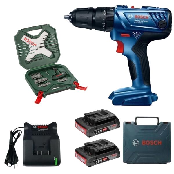 Bosch - Impact Drill (GSB 570) With 54 Piece X-Line Drill/Driver Set