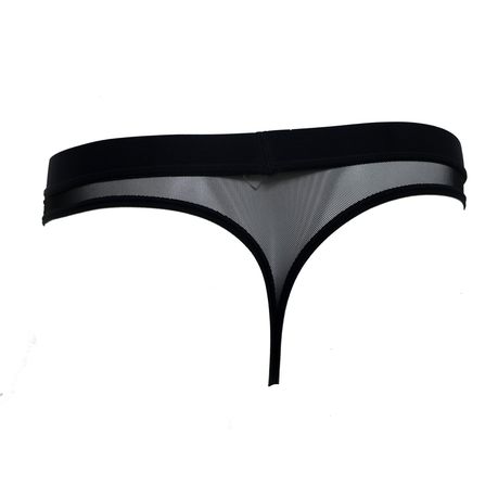 OVTICZA Mens Underwear Sexy Lace Briefs Low G-Strong Thong Panties