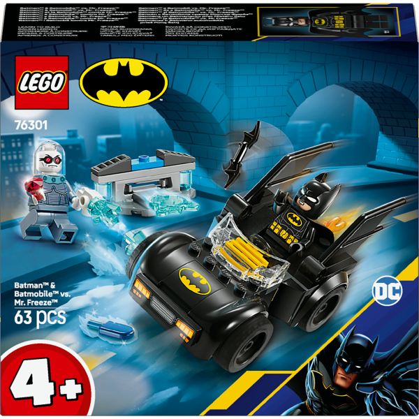 LEGO® DC Batman™: Batman™ &amp; Batmobile™ vs. Mr. Freeze™ Vehicle Playset 76301