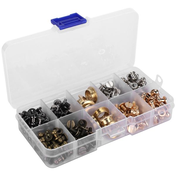 Stud Screw Set for Leather Clothing Shoes Crafts